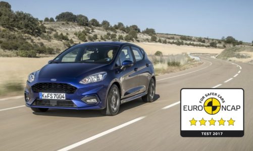 Nye Ford Fiesta med toppscore i Euro NCAP