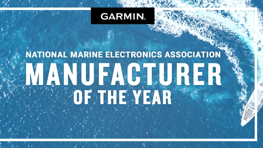 Garmin® vinner prestisjetung kåring hos NMEA