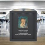 EDVARD MUNCH STILLES UT PÅ AVINOR OSLO LUFTHAVN