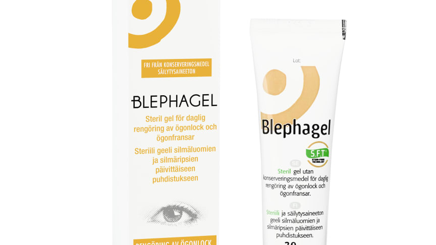 Blephagel – fuktende og mykgjørende rengjøringsgel for sensitive øyelokk og vipper