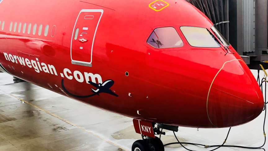 Norwegian mottar fabrikknytt fly nummer 150 fra Boeing