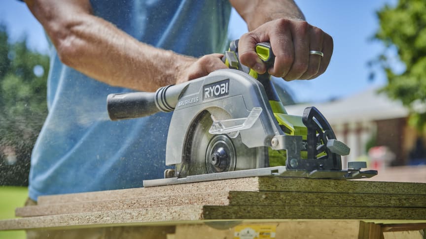Ryobi introduserer sin første børsteløse sirkelsag i ONE+-systemet!