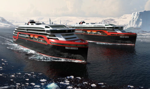 ​Hurtigruten setter nye hybridskip inn på norskekysten
