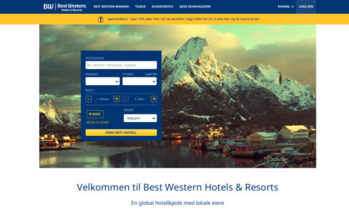 Gjestenes behov i sentrum for Best Western Hotels & Resorts største digitale satsing noensinne