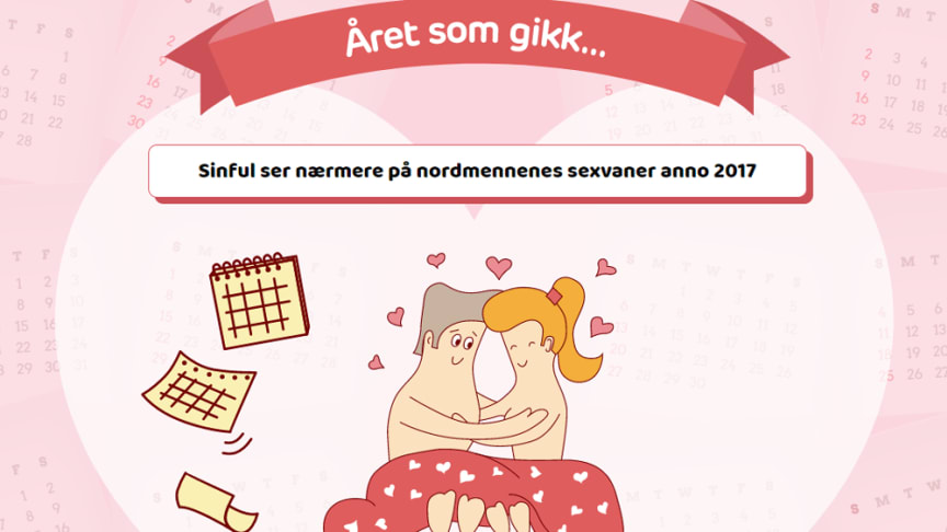 Sinful avslører: Slik er nordmennenes sexvaner anno 2017