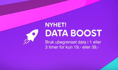 Telia Lanserer Data Boost: – Ubegrenset datamengde for tidsbegrensede perioder
