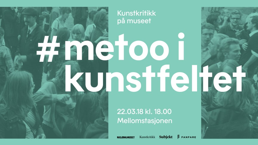 Nasjonalmuseet og Kunstkritikk inviterer til debatt 22. mars: #metoo i kunstfeltet