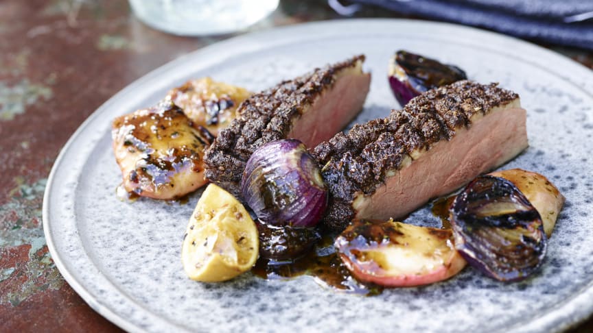 Raffinert og enkel festmeny fra grillen