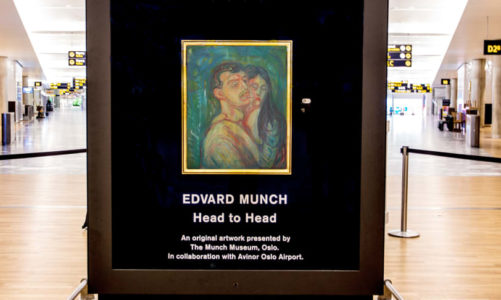Exhibition of Munch original at Avinor Oslo Airport