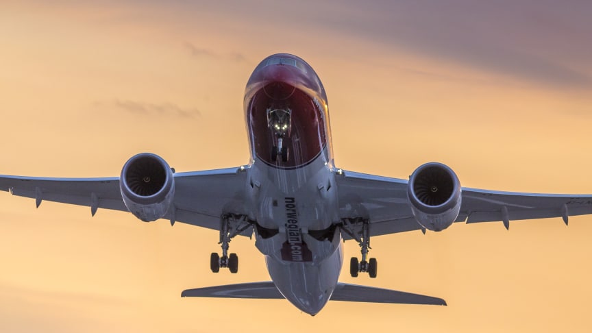Norwegian øker til 14 ukentlige avganger til Bangkok