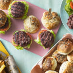 Sliders med hjemmelagde burgerbrød