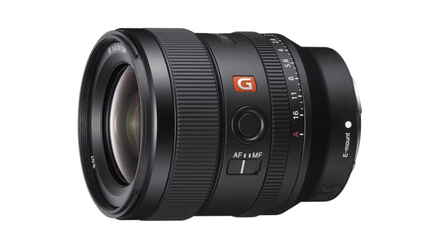 Sony utvider sin objektivserie for fullformat kameraer med lanseringen av 24mm F1.4 G Master™ Prime