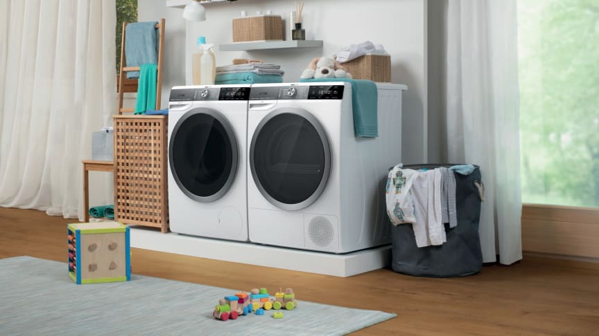 Spar tid og energi med den nye Gorenje WaveActive-generasjonen med vaskemaskiner og tørketromler