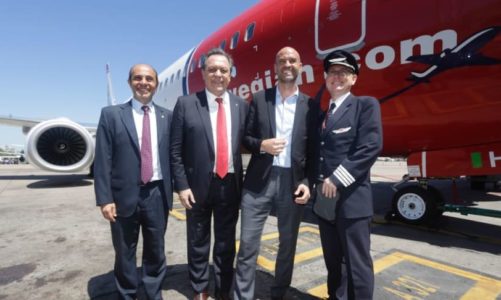 Stor begeistring i Argentina da Norwegians første innenriksfly tok av i dag