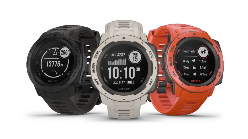 Garmin Instinct®: En pålitelig friluftsklokke med GPS og pulsmåling