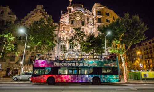 Barcelona Night Tour Bus