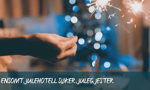 Ensomt julehotell søker julegjester