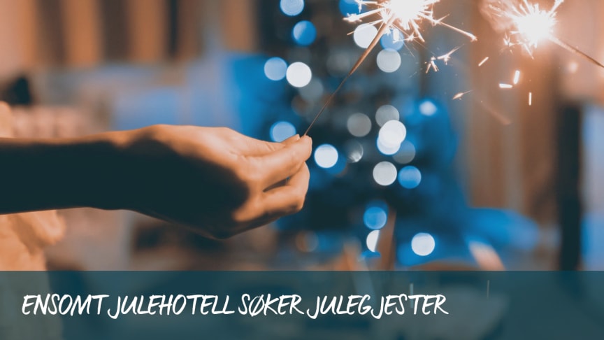 Ensomt julehotell søker julegjester