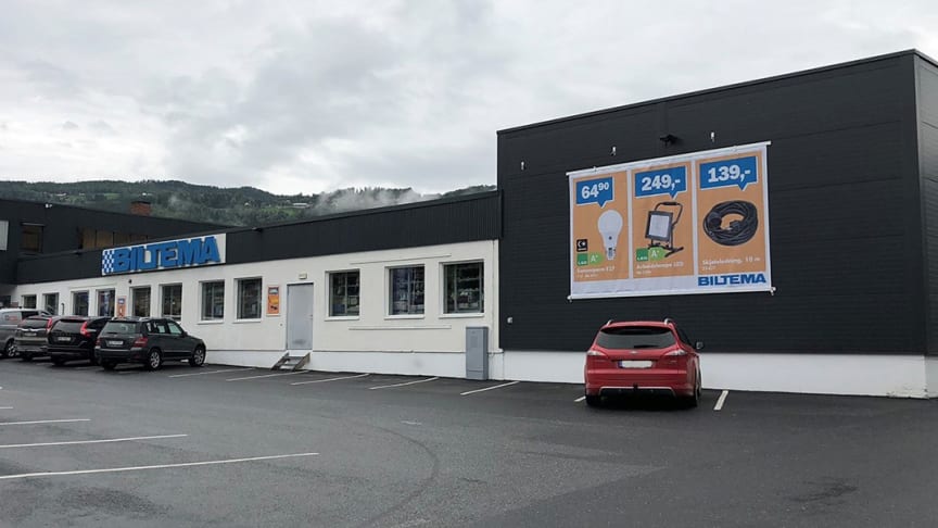 Norges første søndagsåpne Biltema varehus