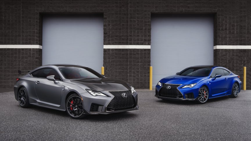 Lexus RC F og RC F Track Edition får sin debut i Detroit