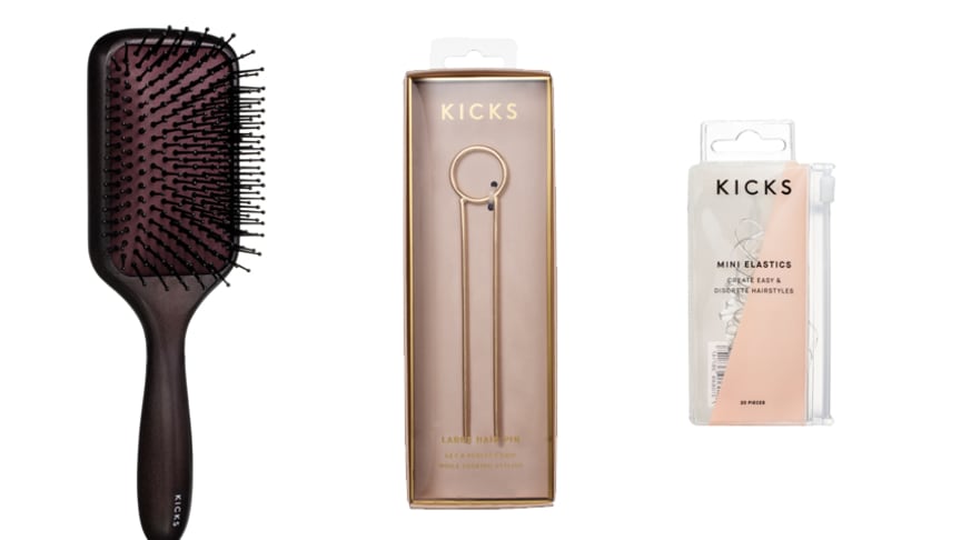 KICKS Beauty relanserer hele sitt sortiment av hårbørster og hårtilbehør