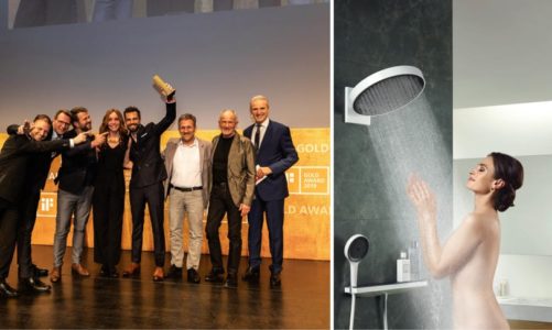 Gyllen aften for hansgrohe: Rainfinity vinner iF DESIGN AWARD 2019