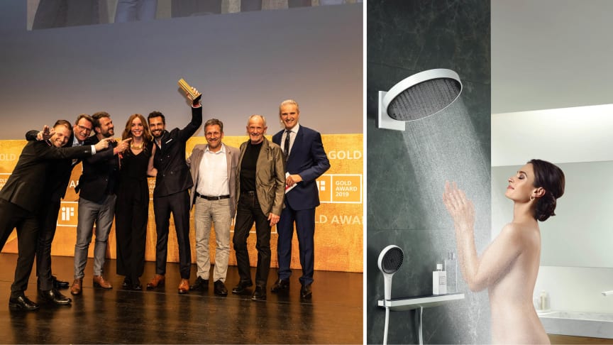 Gyllen aften for hansgrohe: Rainfinity vinner iF DESIGN AWARD 2019