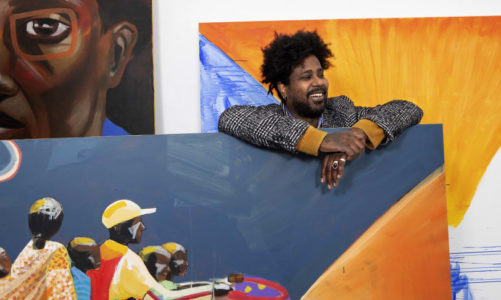 Kunstneren Fadlabi med slående malerier i ny utstilling: Munchmuseet i bevegelse – Kunsthall Oslo