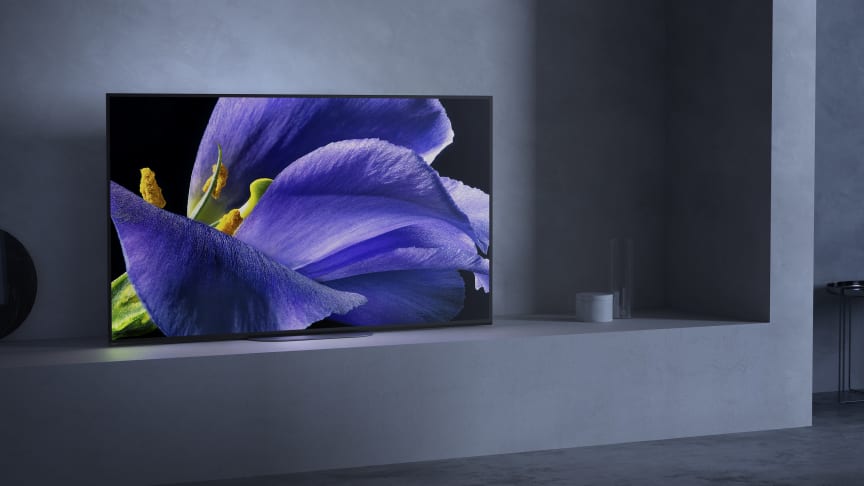 Sonys flaggskipsmodell AG9 BRAVIA OLED 4K HDR-TV kommer i salg i mai
