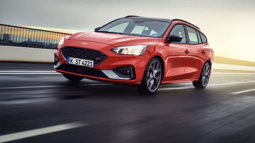 Her er nye Ford Focus ST stasjonsvogn