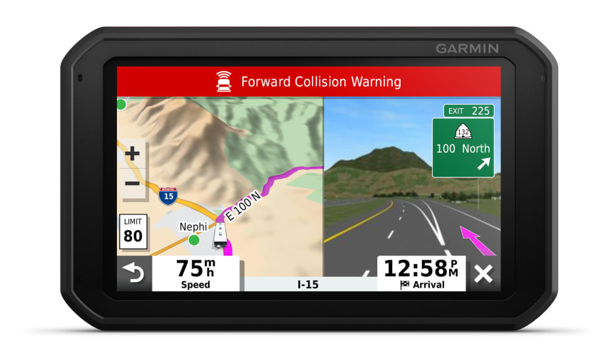 Garmin® Camper 785 med innebygd dashbordkamera