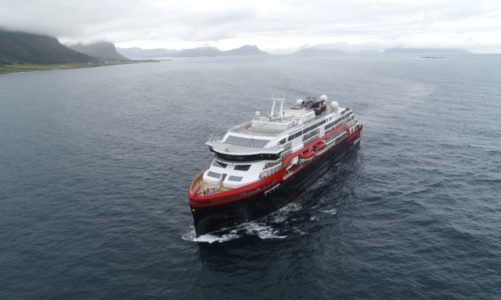 Historic images: First ever cruise ship to sail on battery power