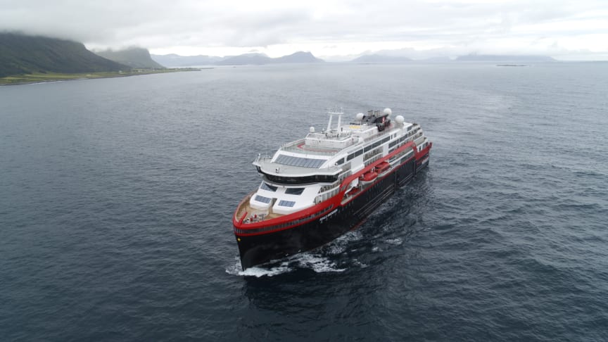 Historic images: First ever cruise ship to sail on battery power
