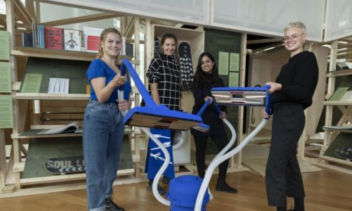 «Biblioteket» i Nasjonalmuseet – Arkitektur har nedvekst som tema.