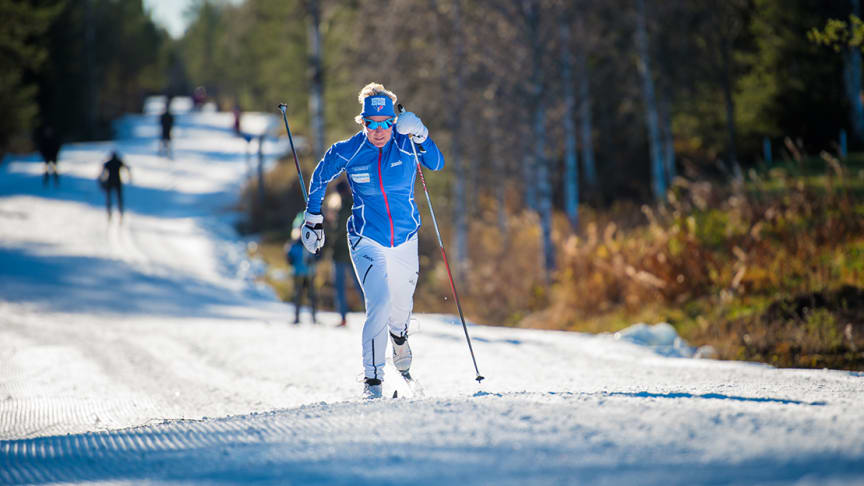 Her blir det 6,5 kilometer langrennsløyper til helga