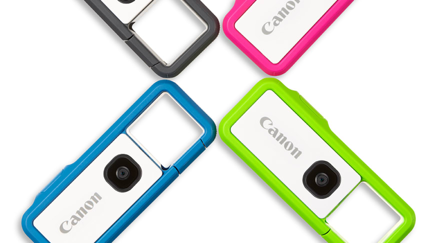 Aktivitetskameraet Canon IVY REC er vanntett*, støtsikkert** og som skapt for friluftsaktiviteter