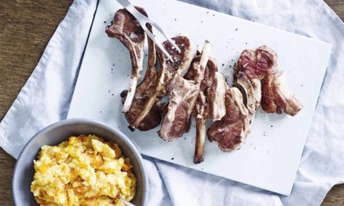 Ribbe og pinnekjøtt fra grillen