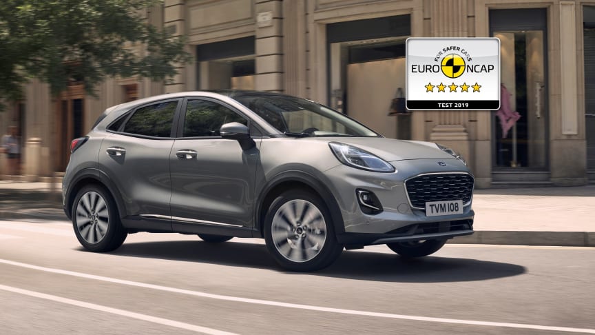 Nye Ford Puma får toppscore i Euro NCAP