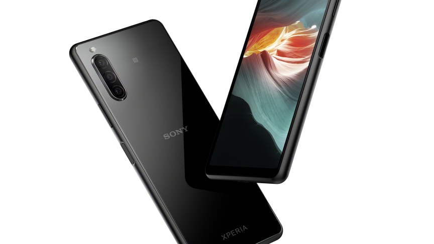 Xperia 10 II er vanntett og gir deg Sonys beste underholdningsopplevelse i 21:9-format på en mellomklassemobil i øvre sjiktet