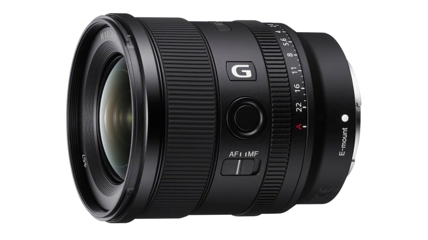 Sonys nye FE 20mm F1.8 G er et ultra-vidvinkel-objektiv med stor blenderåpning.