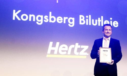 Lokalt initiativ ga Hertz Kongsberg pris for årets image