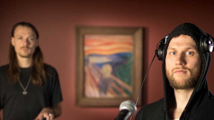 MUNCH + Musikk: «Aaaaa»: Fredrik Høyer og Bendik Baksaas i møte med Skrik