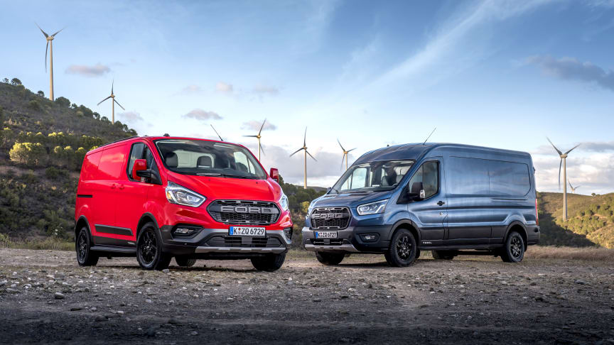 Ford lanserer flere nye tøffe og ekstra robuste Transit-modeller