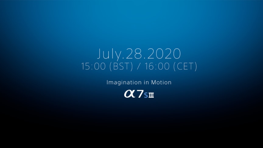 A7SIII announcement programme