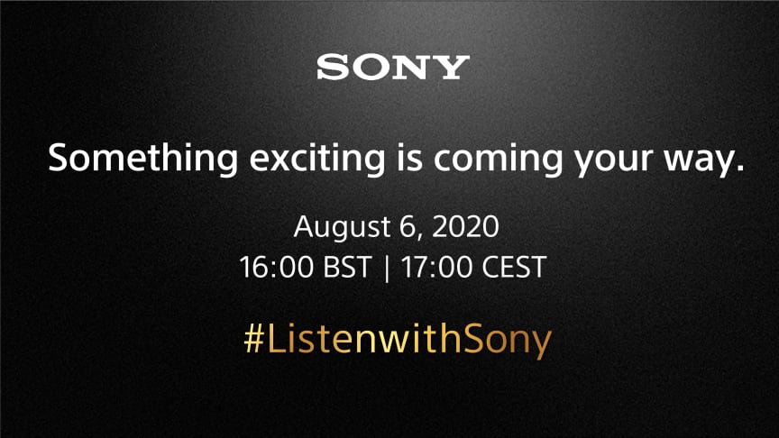 An exciting product announcement from Sony