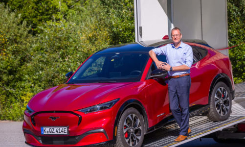 Nye Mustang Mach-E prøvekjøres på norske veier for første gang