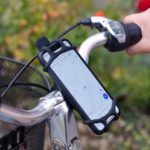 Praktisk mobilholder til sykkel og barnevogn!