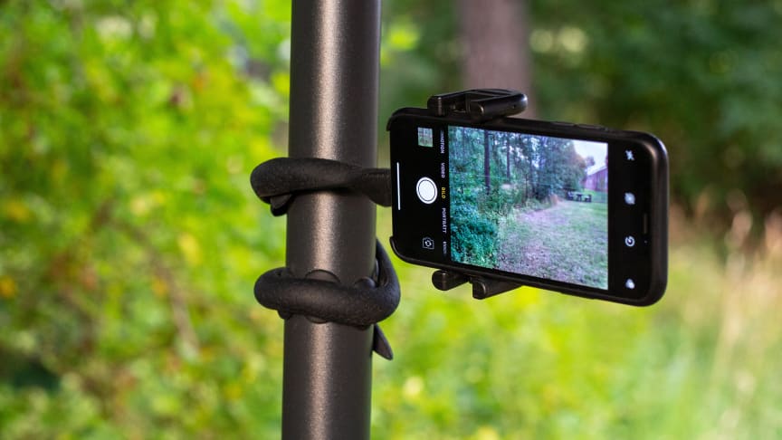 Fleksibelt stativ til mobiltelefoner og kameraer!